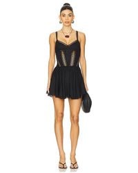 Charo Ruiz - Vestido Corto Gardenia En Color Negro Talla (También En S, Xs) - Lyst