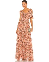 Ulla Johnson Vestido largo florence - Naranja