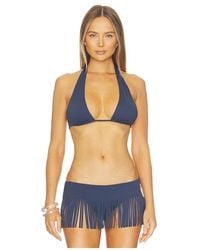 geel - Bikini Halter Top - Lyst