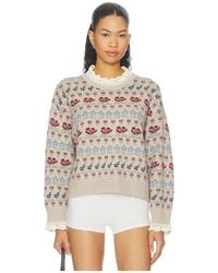 Sea - Preston Knit Crew Neck Sweater - Lyst