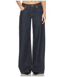 FRAME - X Alexandra Leclerc The Leo Low Rise Baggy Jean - Lyst