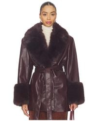 Lamarque - Rosabella Faux Fur Blazer Coat - Lyst