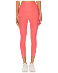 Beyond Yoga - Spacedye Out Of Pocket High Waisted Capri Legging - Lyst