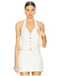 Veronica Beard - Chaleco Arabella En Color Blanco Talla En - Lyst