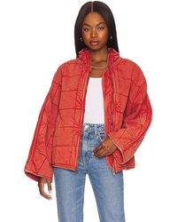 free people women's dolman quilted jacket