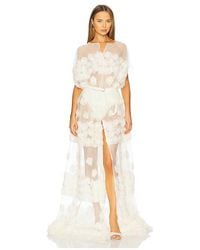 Norma Kamali - Super Os Sleeveless Bf Flared Gown - Lyst