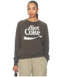 Junk Food - Diet Coke Raglan Crew Fleece Sweater - Lyst