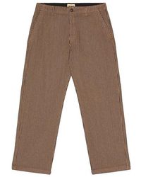 Rhythm - Pantalón De Trabajo Hickory Stripe En Color Marrón Talla (También En 33, 34, 36) - Lyst
