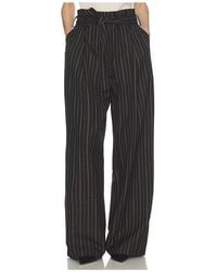 Helsa - Stripe Twill Super Baggy Pants - Lyst