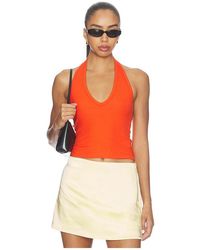 ÉTERNE - Cropped Halter Top - Lyst