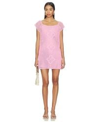 Cleobella - ROBE COURTE CLEMENTINA en Pink - Lyst
