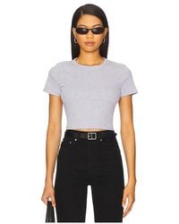 Leset - Kelly Crop Slim Fit Tee - Lyst