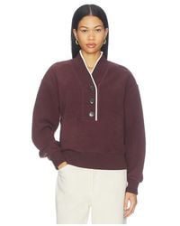 Varley - Brenna Button Neck Fleece - Lyst