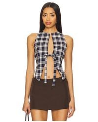 Lioness - Butterfly Tie Top - Lyst