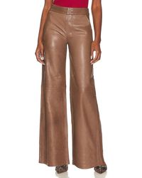 Citizens of Humanity - Beverly Leather Slouch Boot Trouser - Lyst
