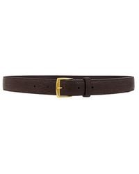 Nili Lotan - Sloane Embossed Lizard Belt - Lyst