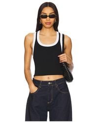 LSPACE - Top Sin Mangas Ash En Color Negro Talla En - Lyst