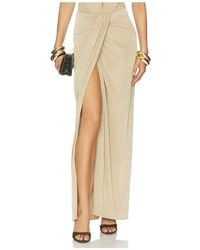 ANDAMANE - Anja Draped Maxi Skirt - Lyst