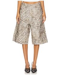 Jaded London COLOSSUS フレアレッグ Jaded London COLOSSUS フレアレッグ - Faded Leopard Print