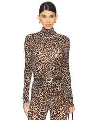 Lovers + Friends - Billie Top En Color Marrón Talla En - Lyst