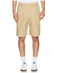 BOUND - Wide Pleated Cotton Short - Lyst