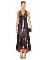 Maude Club Taylor Matelasse Dress in Natural | Lyst