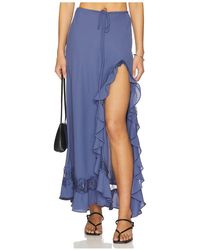 Bardot - Amari Lace Detail Maxi Skirt - Lyst
