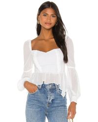 Song of Style Clara Top - White