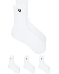 lululemon - Daily Essential Socks 3 Pair - Lyst
