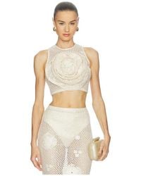 Bronx and Banco - Crochet Mila Crop Top - Lyst