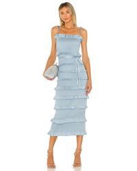 V. Chapman - Lily Midi Dress - Lyst