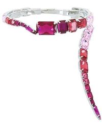 Area - Ombre Crystal Wrap Choker Necklace - Lyst