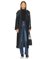 Bardot - Reilia Faux Leather Coat - Lyst