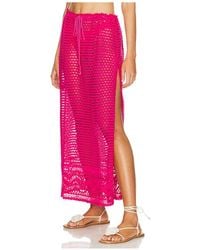 Agua Bendita - X Revolve Plum Maxi Skirt - Lyst