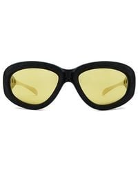 DIESEL - Oval Sunglasses - Lyst