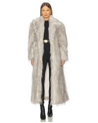 AKNVAS - X Revolve Duke Faux Fur Coat - Lyst