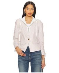 Central Park West - Blazer De Rayas Con Pechera Alina En Color Bronce Talla (También En M, S, Xl, Xs) - Lyst