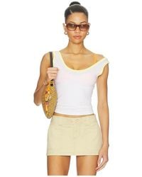 GOOD AMERICAN - Super Stretch Ringer Tank Top - Lyst