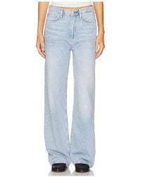 Rag & Bone - Featherweight Logan Mid Rise Wide Leg Jeans - Lyst