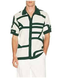 LEND - Lay Up Knitted Polo - Lyst