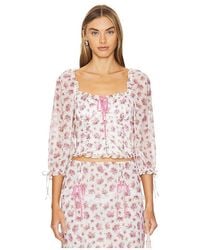 For Love & Lemons - Etienne Top - Lyst