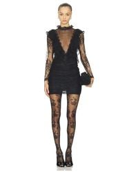 PATBO - Laila Lace Long Sleeve Short Dress - Lyst