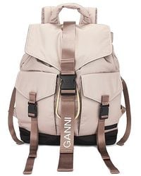 Ganni - Recycled Tech Backpack - Lyst