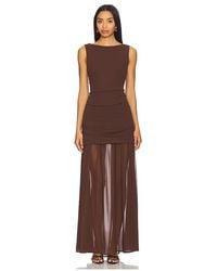 Show Me Your Mumu - Maxivestido Aria En Color Marrón Talla (También En S, Xs) - Lyst