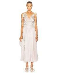 Helsa The Siren Dress in White | Lyst