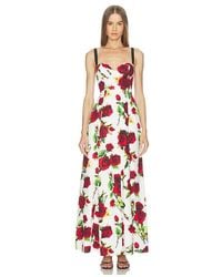 L'Agence - Sutton Bdd Strap Maxi Dress - Lyst