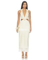 PATBO - Ayla Fringe Long Dress - Lyst