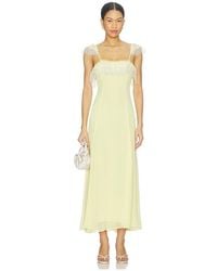 Bardot - Arlia Lace Trim Maxi Dress - Lyst