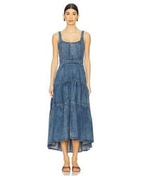 Alice + Olivia - Midi-Kleid Diana - Lyst