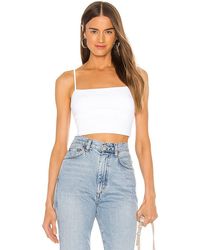 Susana Monaco - Thin Strap Crop Tank - Lyst